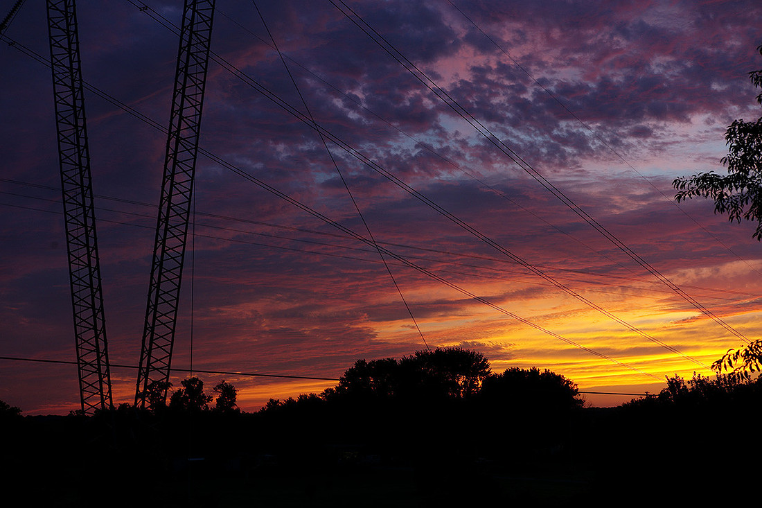 Electrified Sunset