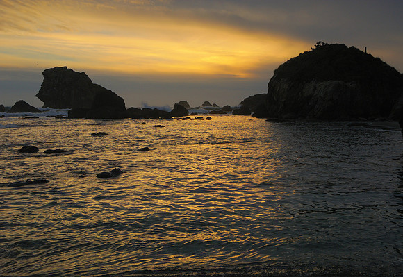 Pebble Beach Sunset IV