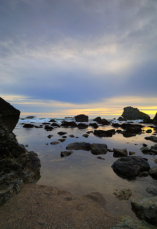 Pebble beach Sunset III
